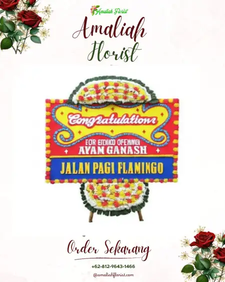 Sewa Papan Bunga Gendaran